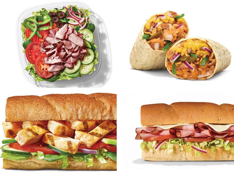 Subway Menu