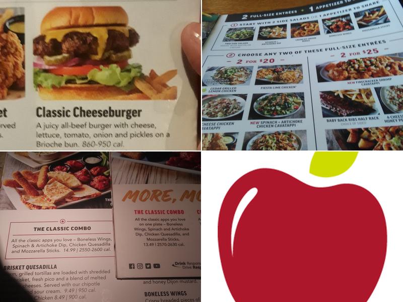 Applebee's Grill + Bar Menu