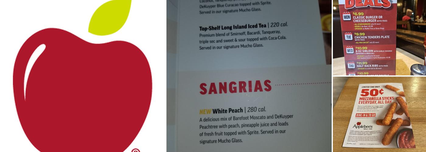 Applebee's Grill + Bar Menu
