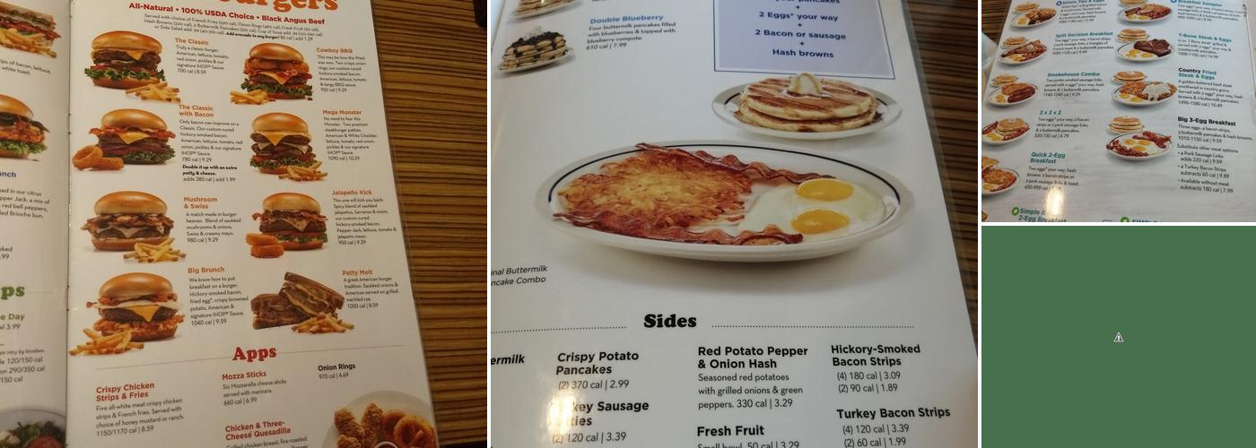 IHOP Menu