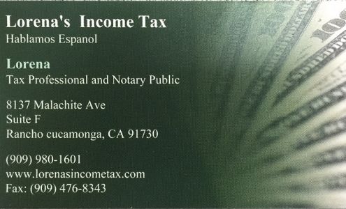 Lorena's Income Tax Rancho Cucamonga
