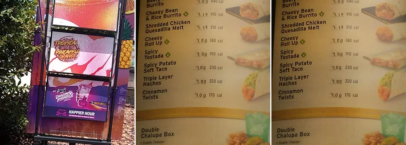 Taco Bell Menu