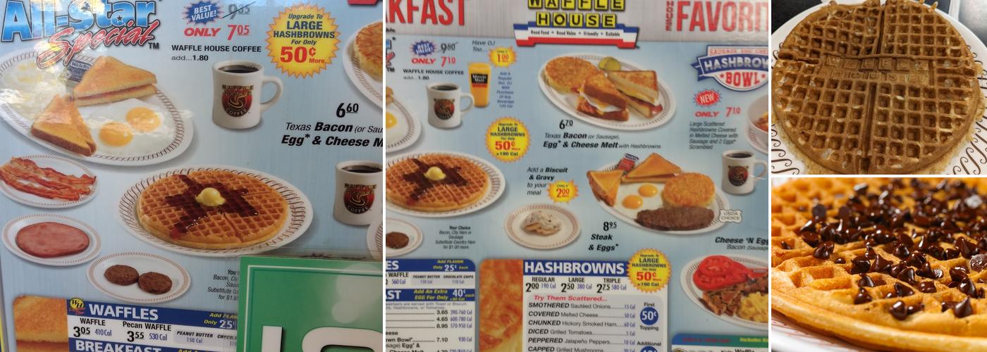Waffle House Menu