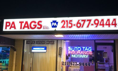 PA TAGS Etc. Inc. NOTARY
