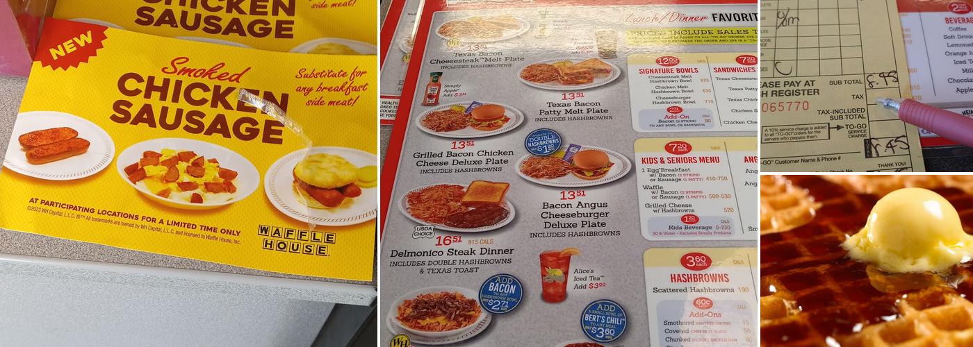 Waffle House Menu