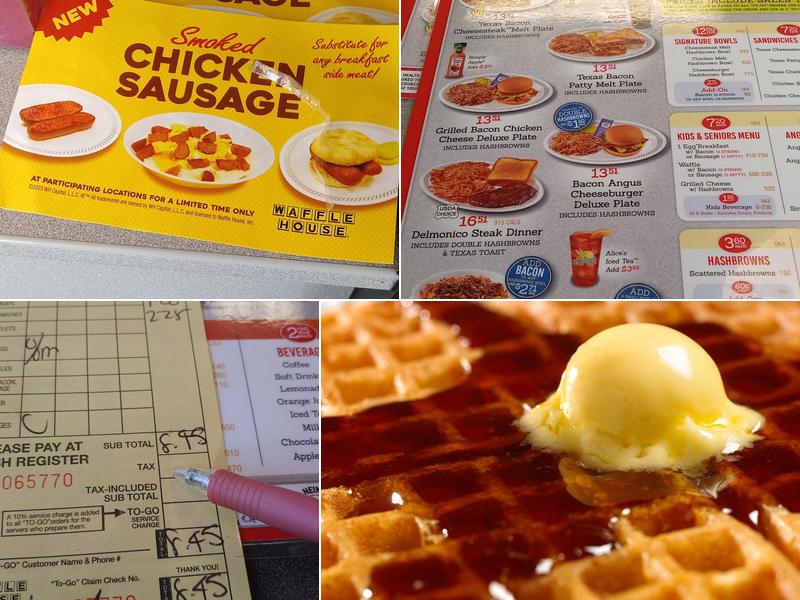 Waffle House Menu
