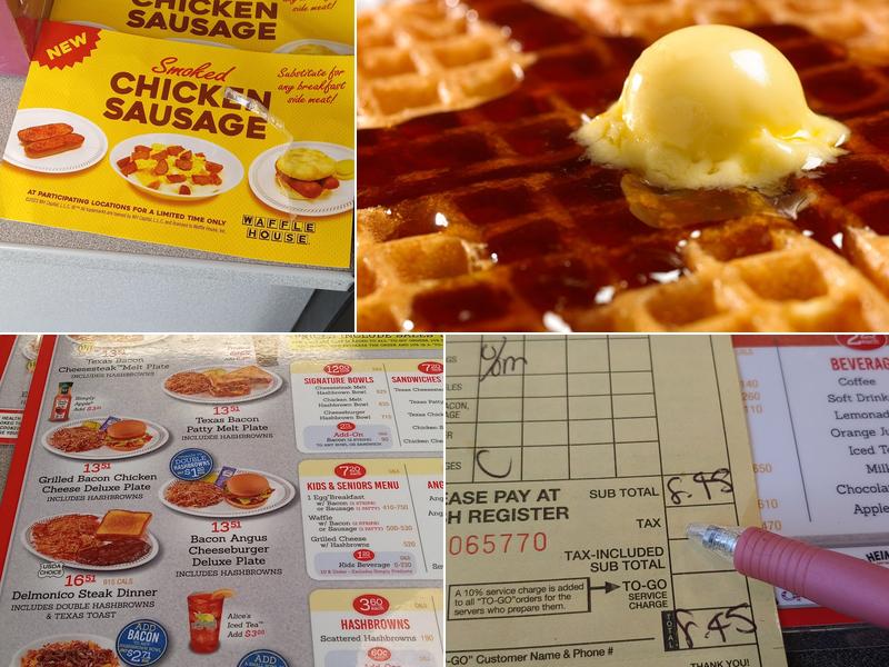 Waffle House Menu