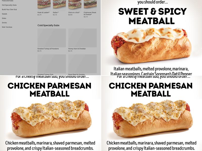 Firehouse Subs Duncan Menu