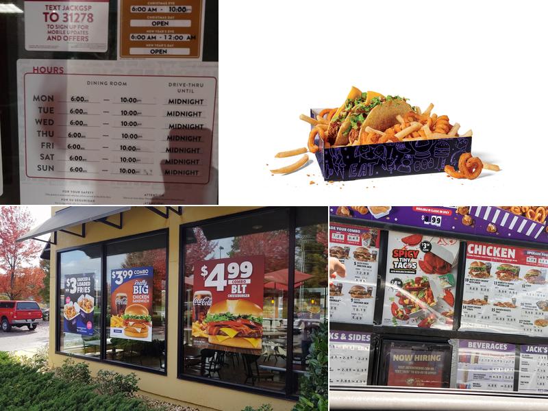 Jack in the Box Menu