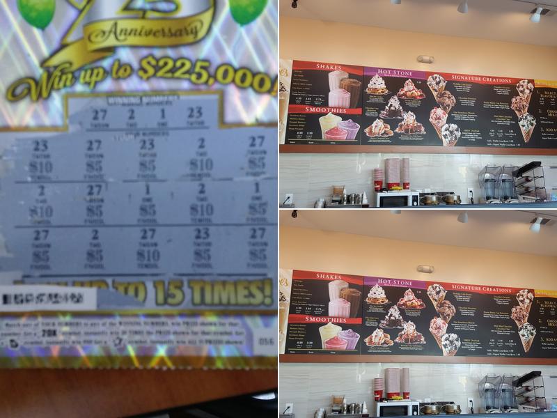 Cold Stone Creamery Menu