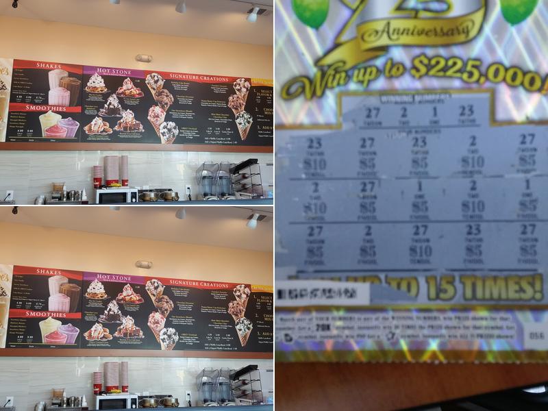 Cold Stone Creamery Menu