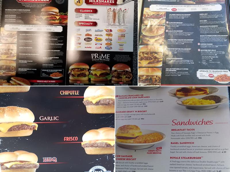 Steak 'n Shake Menu