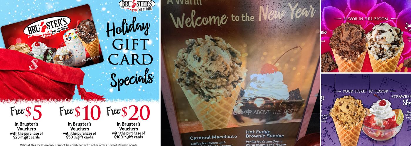 Bruster's Real Ice Cream Menu