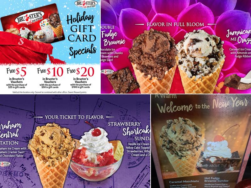 Bruster's Real Ice Cream Menu