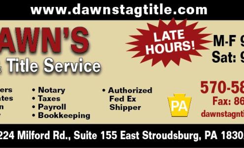 Dawn's Tag and Title Service LLC