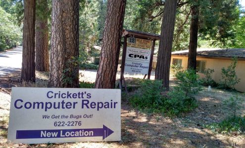 Cricket's Computer Repair 5897 Pony Express Trail #101, Pollock Pines California 95726