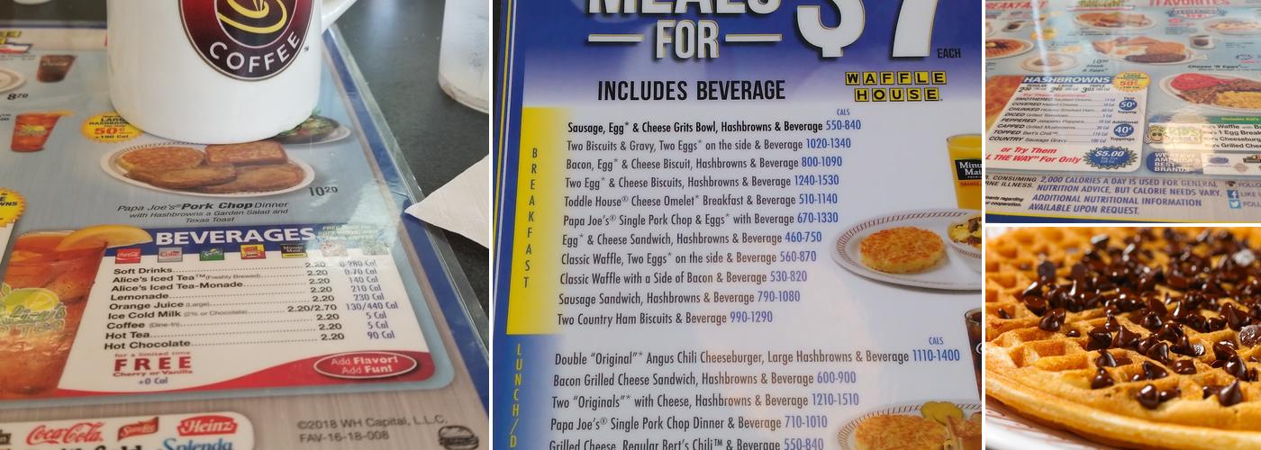 Waffle House Menu