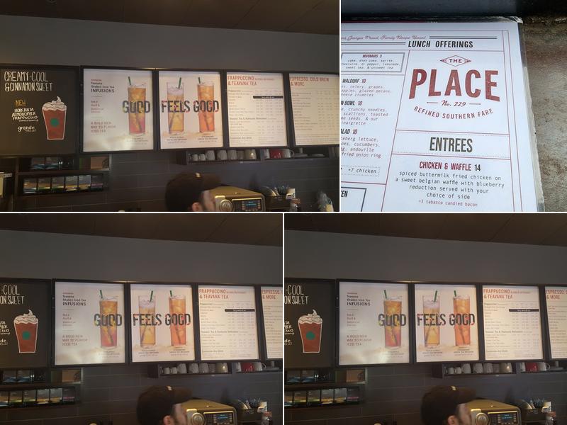 Starbucks Menu