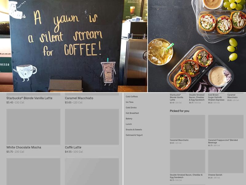 Starbucks Menu