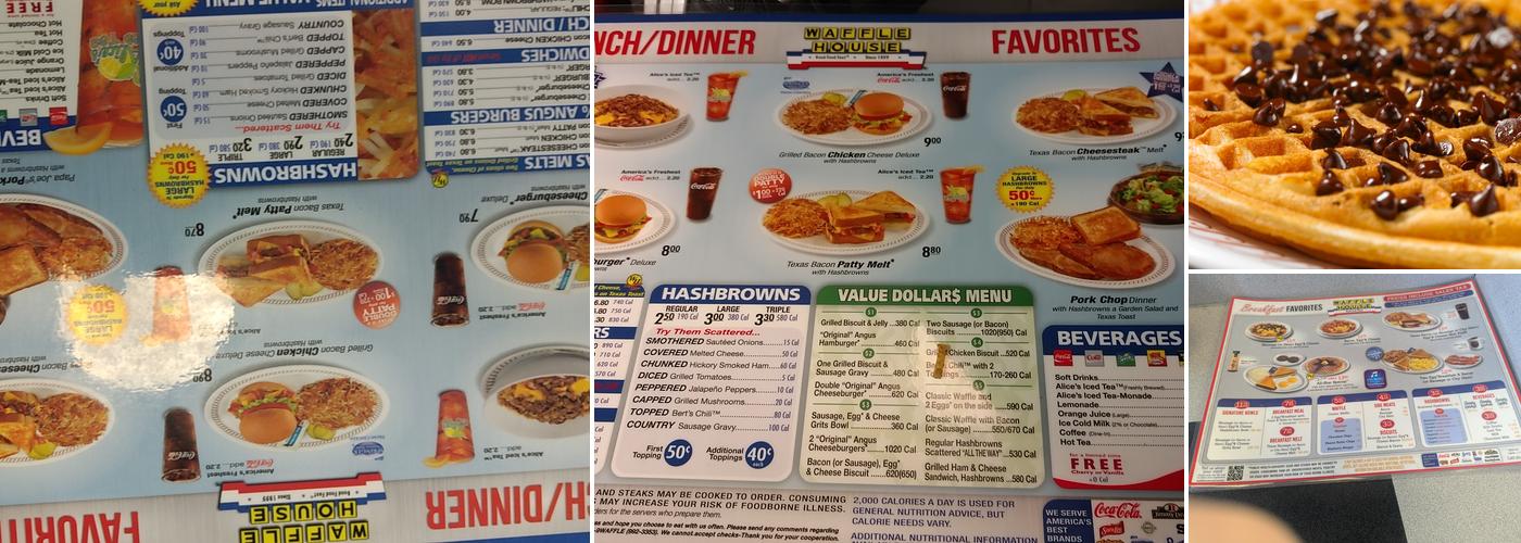 Waffle House Menu