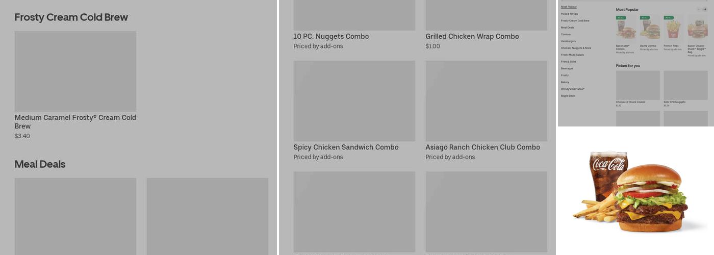 Wendy's Menu