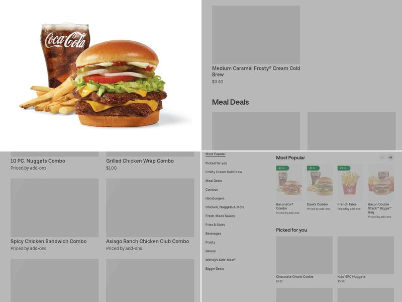 Wendy's Menu