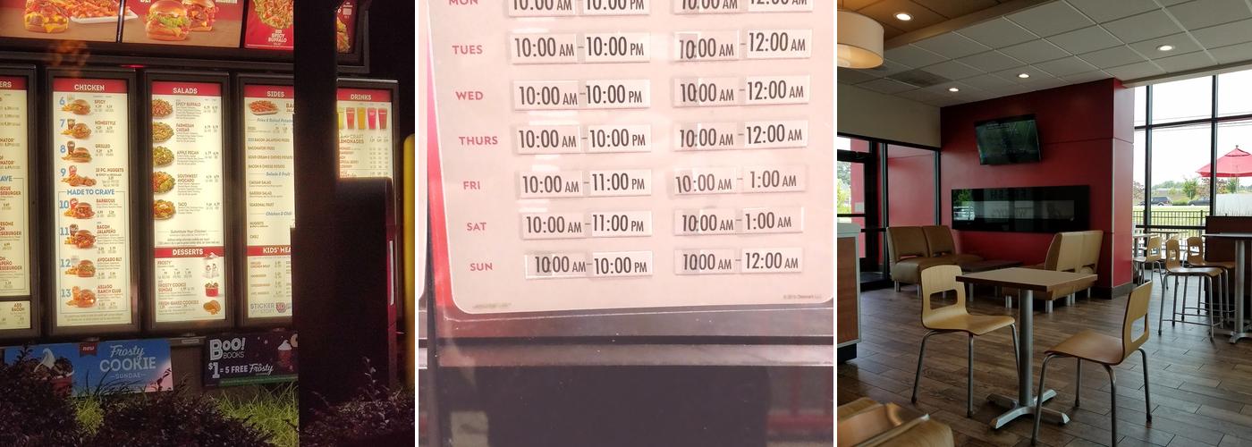 Wendy's Menu