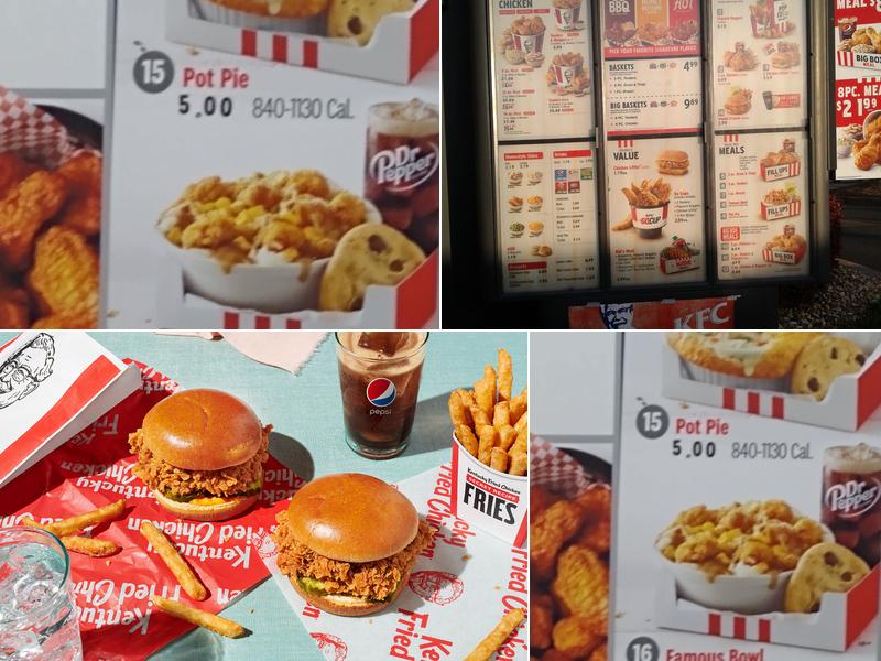KFC Menu