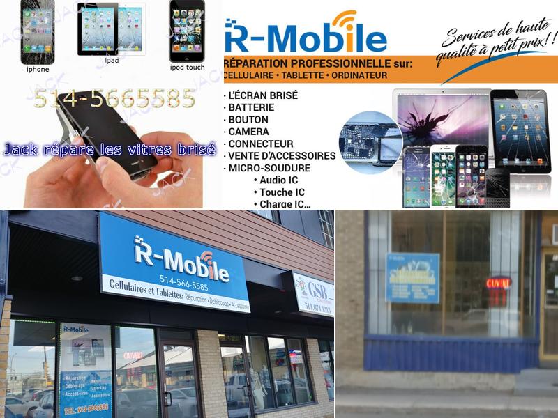 R-Mobile : Réparation cellulaires