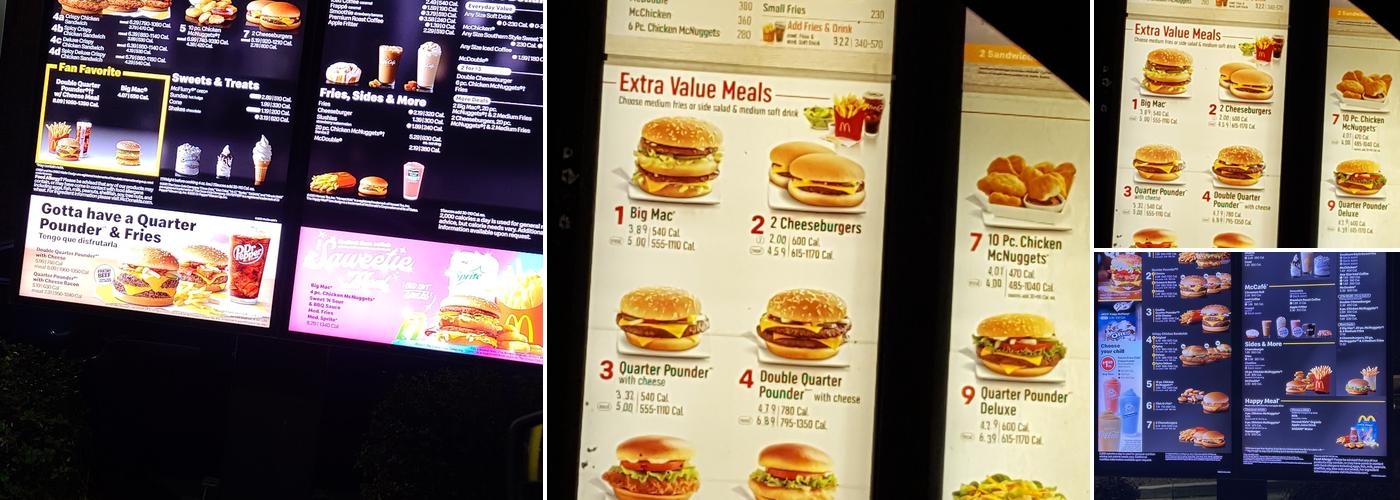 McDonald's Menu