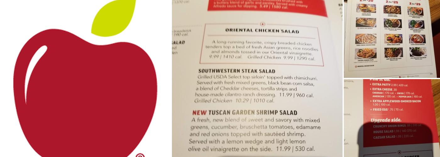 Applebee's Grill + Bar Menu