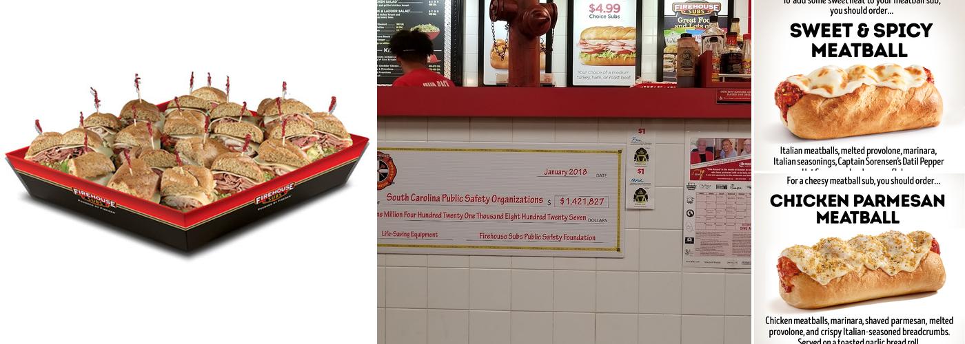 Firehouse Subs Boiling Springs Menu