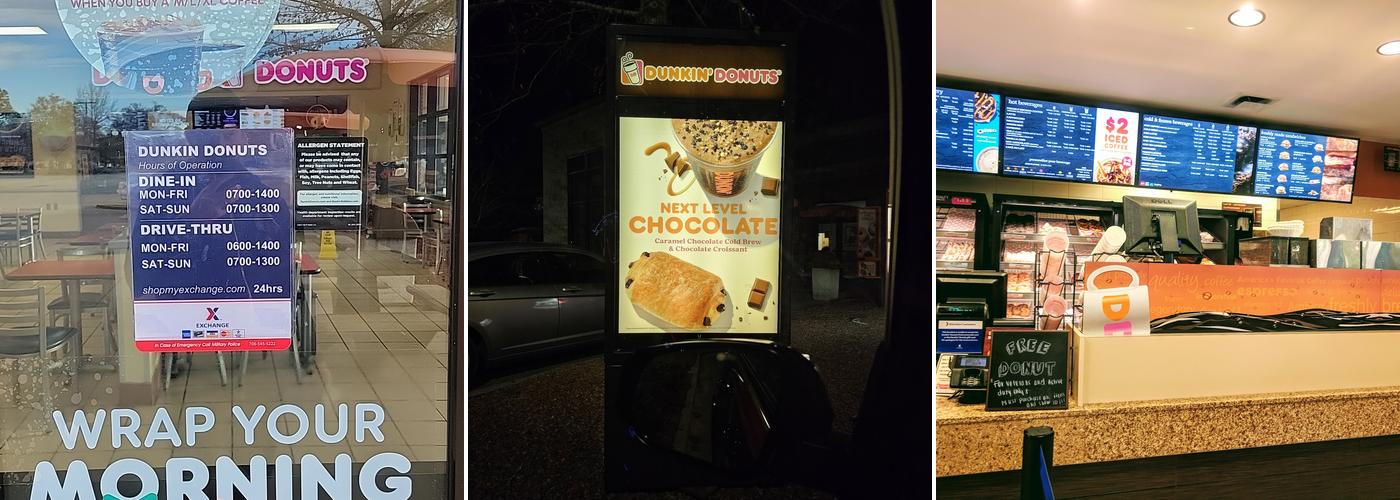 Dunkin' Menu
