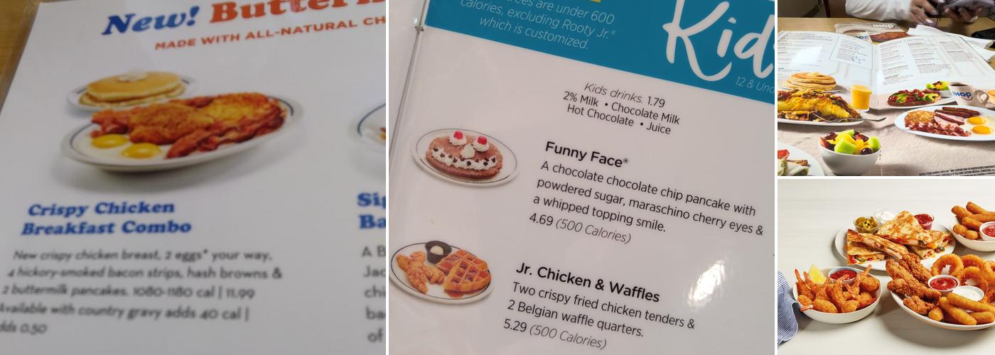 IHOP Menu