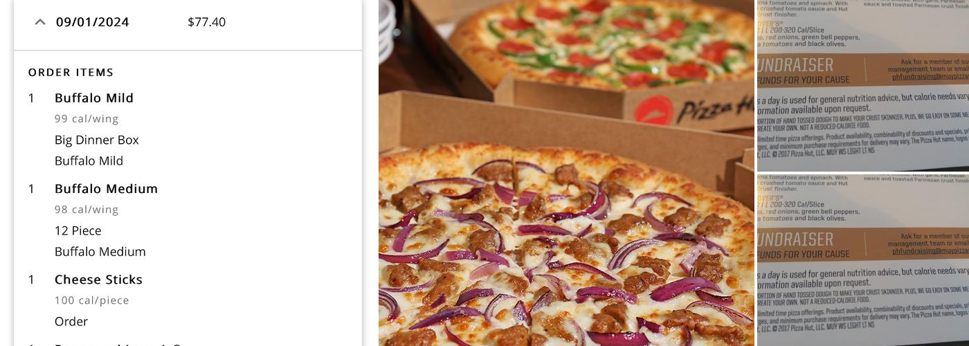 Pizza Hut Menu