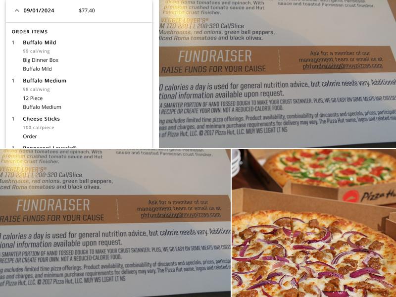 Pizza Hut Menu