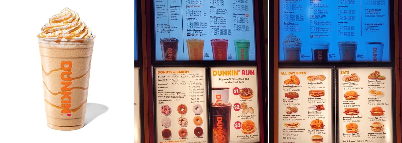 Dunkin' Menu