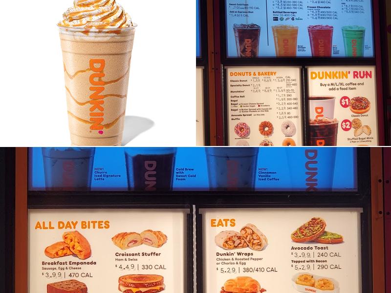 Dunkin' Menu