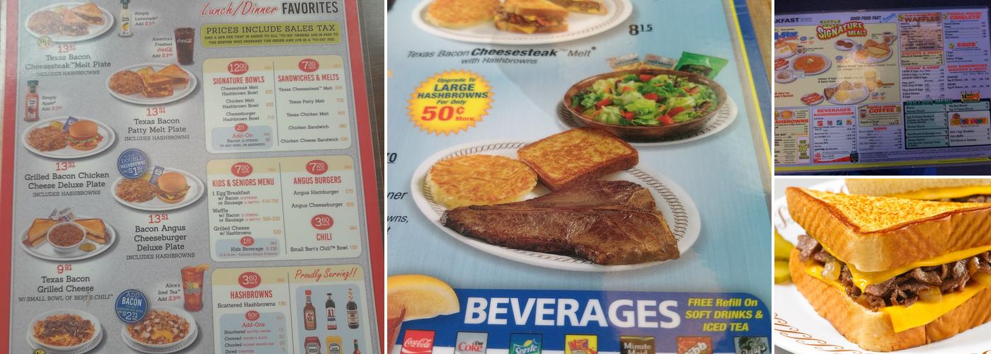 Waffle House Menu