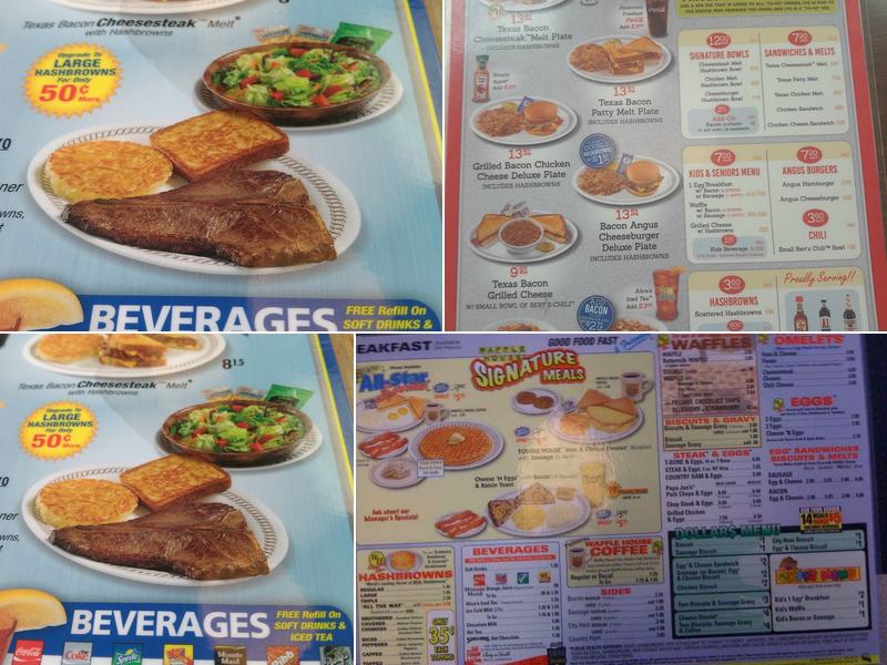 Waffle House Menu
