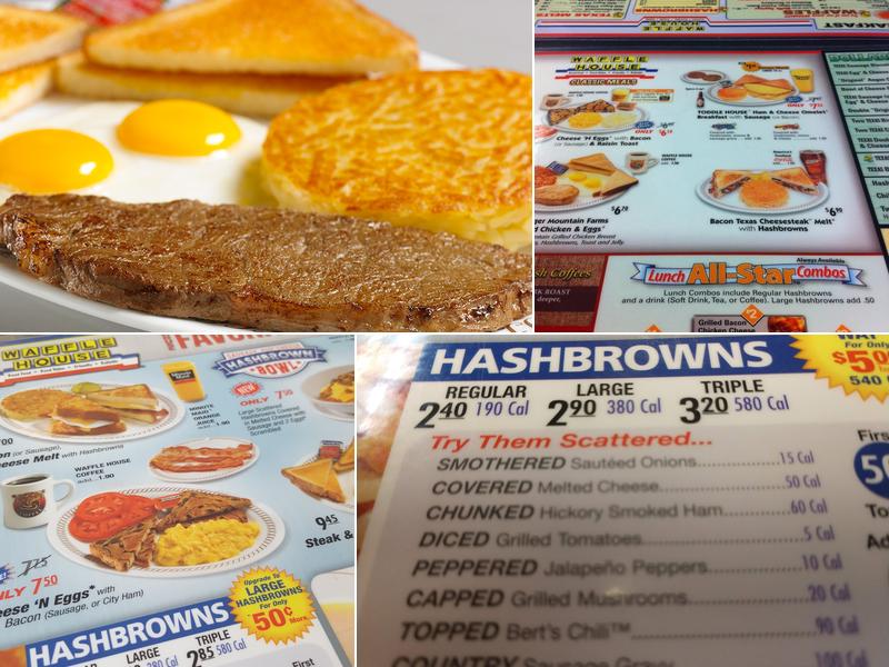 Waffle House Menu