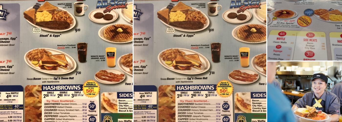 Waffle House Menu