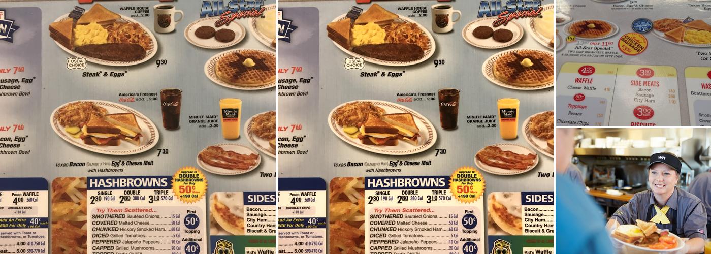 Waffle House Menu