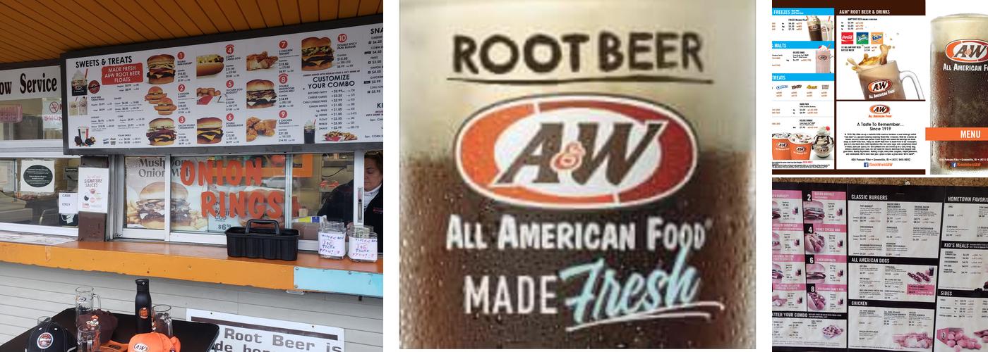 A&W Menu