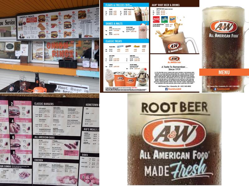 A&W Menu
