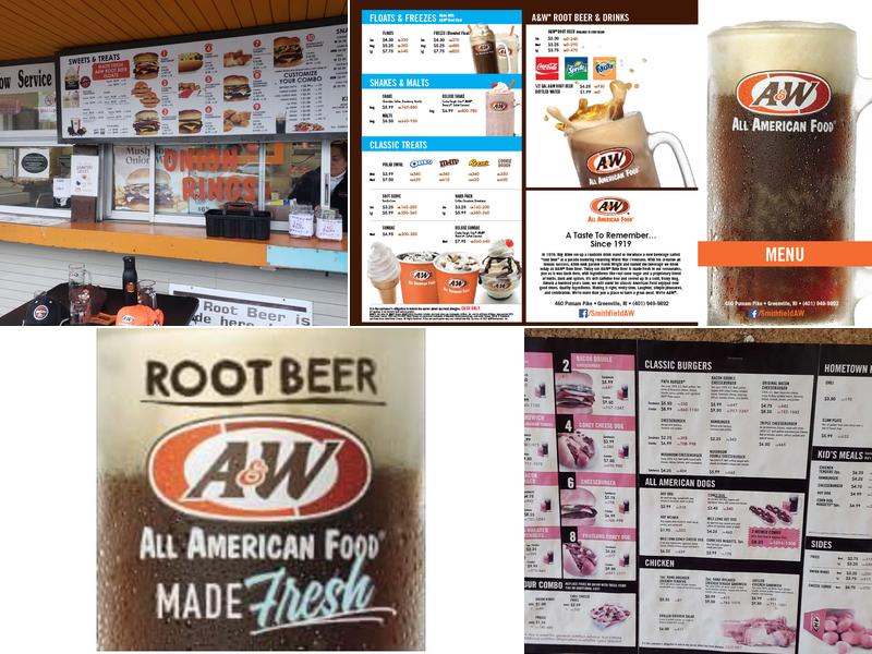A&W Menu