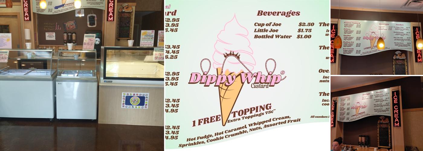 Dippy Whip Menu