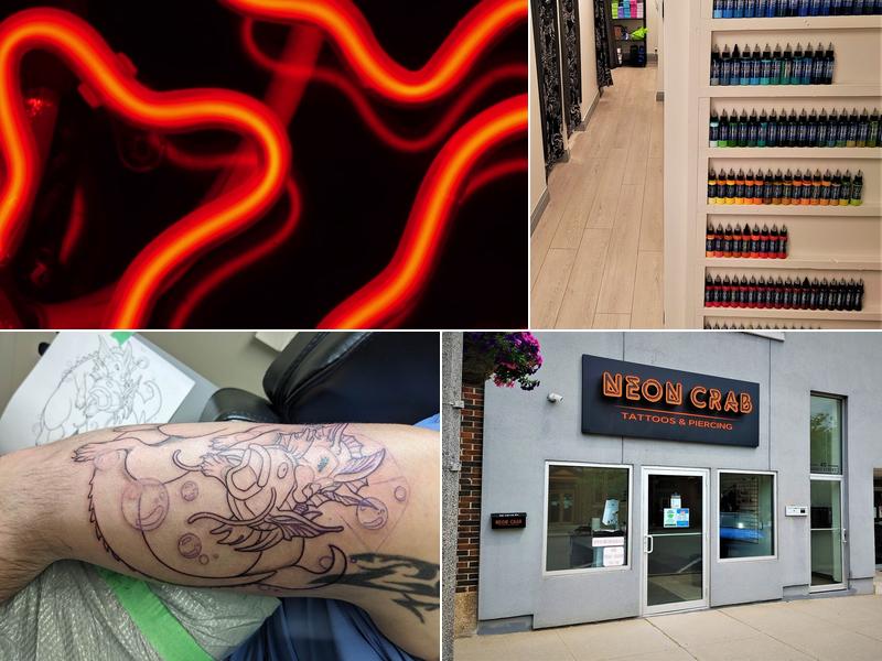 Neon Crab Tattoos & Piercing