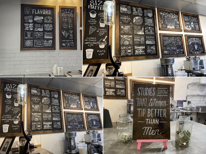 Black Sheep Cream Co Menu