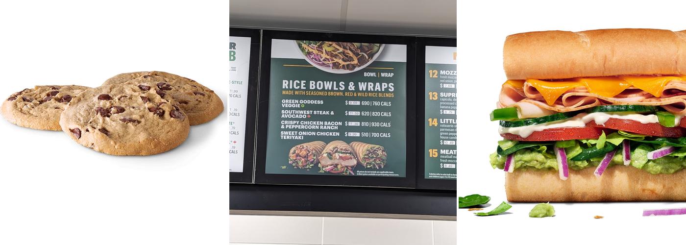Subway Menu